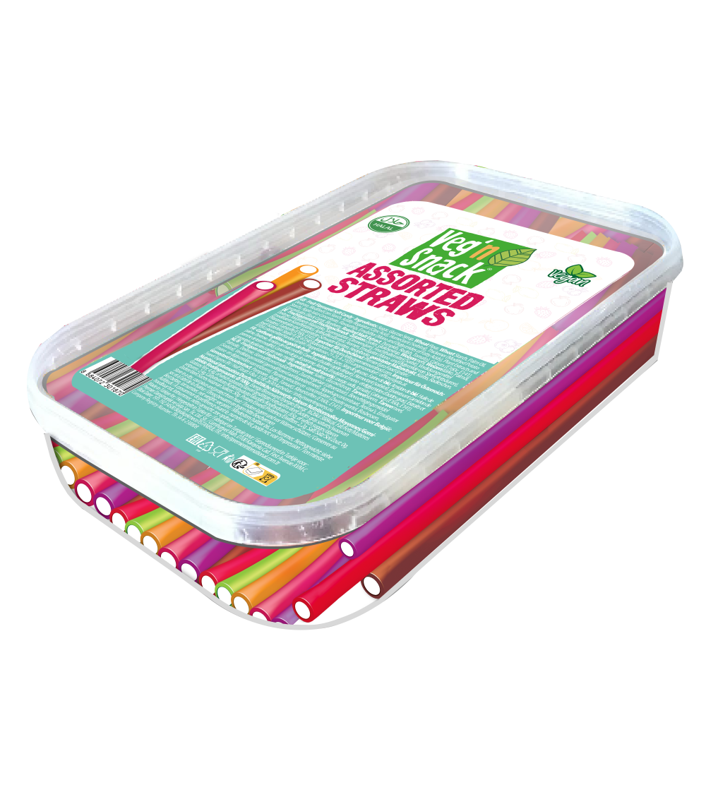 Veg'n Snack Assorted  Straws 200G