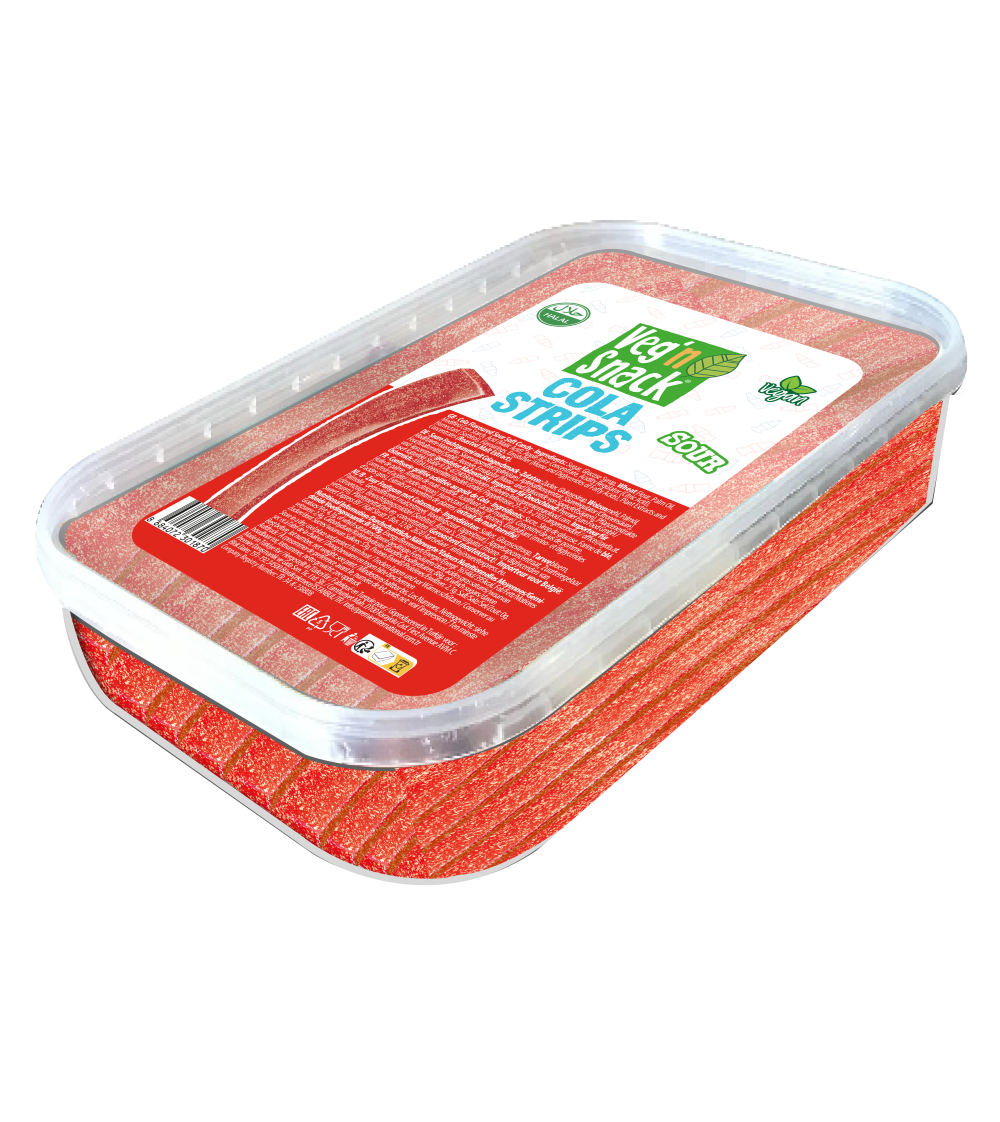 Veg'n Snack Cola Sour Strips 200G