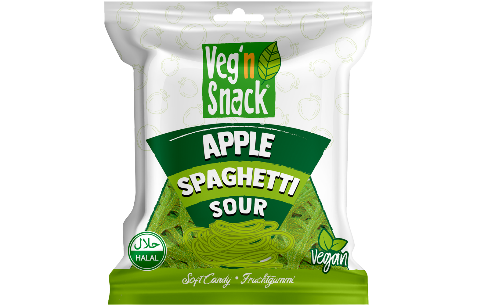 Veg'n Snack Apple Spaghetti 80G