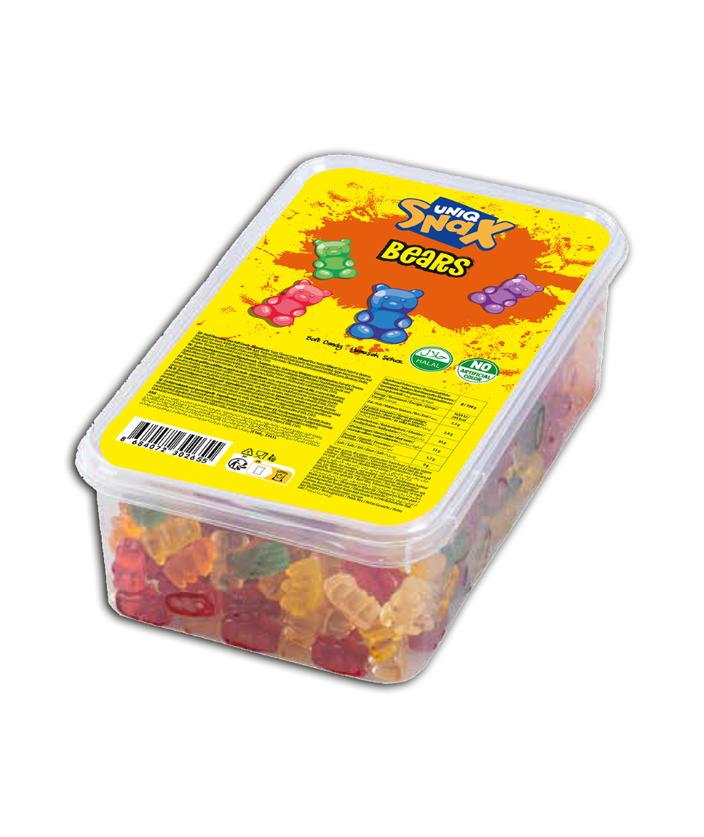Uniq Snax Bears Gummy Tas 900-1000G